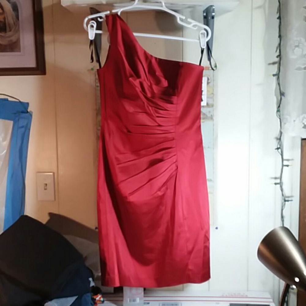 Calvin Klein Women's Red Dress Size 6